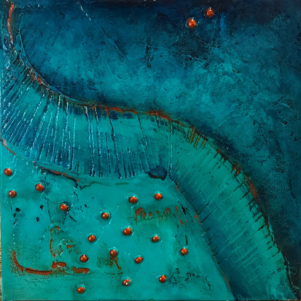Return to: Sold Art Acrylic painting Aqua Dream by Ginger Thomas