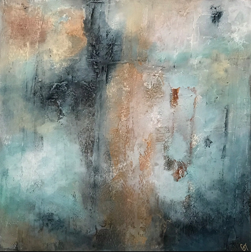 Return to: Sold Art Acrylic painting The Encounter by Ginger Thomas