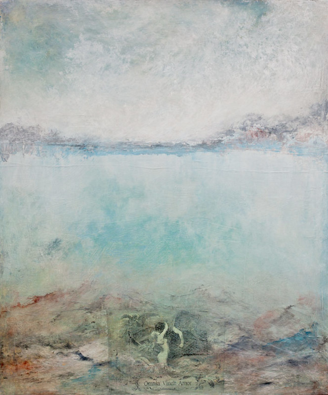 Omnia Vincit Amor I The Mermaid and The Sailor Print Omnia Vincit Amor I The Mermaid and The Sailor by Marion Krahn