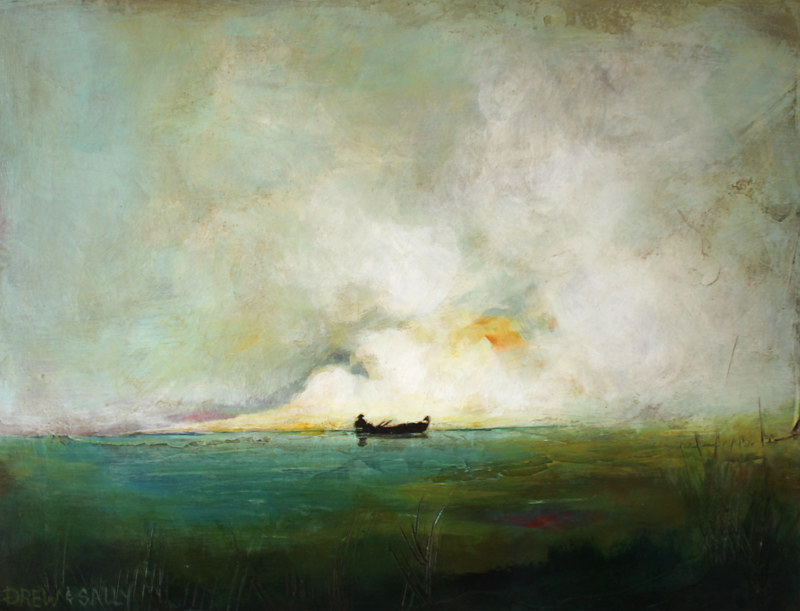 Early Morning Acrylic painting Early Morning by Drew Marin