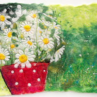 Daisies in Red Spotty Pot //images.artistrunwebsite.com/gallery/img_2564891520978671_large.jpg?1526330964