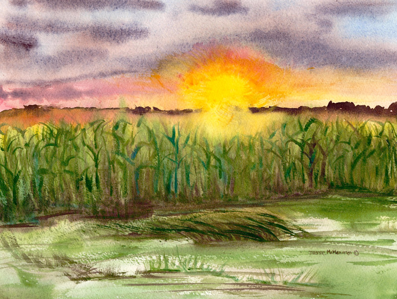 "A New Day Dawning" Print "A New Day Dawning" by Jeanne McMenimen