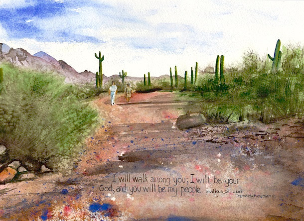 "I Will Walk" Print "I Will Walk" by Jeanne McMenimen