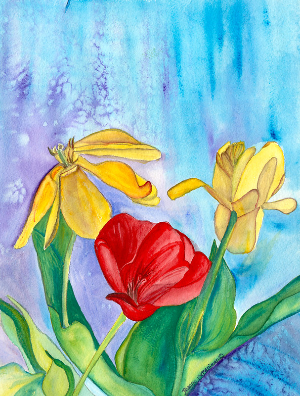 "Spring Flowers" Print "Spring Flowers" by Jeanne McMenimen