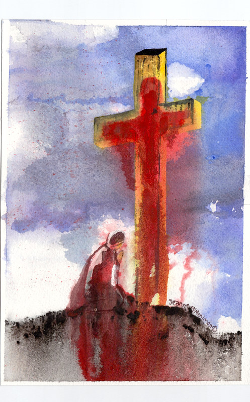 "Washed by the Blood" Print "Washed by the Blood" by Jeanne McMenimen