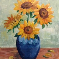 Sunflowers in Vase - Van Gogh style //images.artistrunwebsite.com/gallery/img_2583411522711049_large.jpg?1522711092