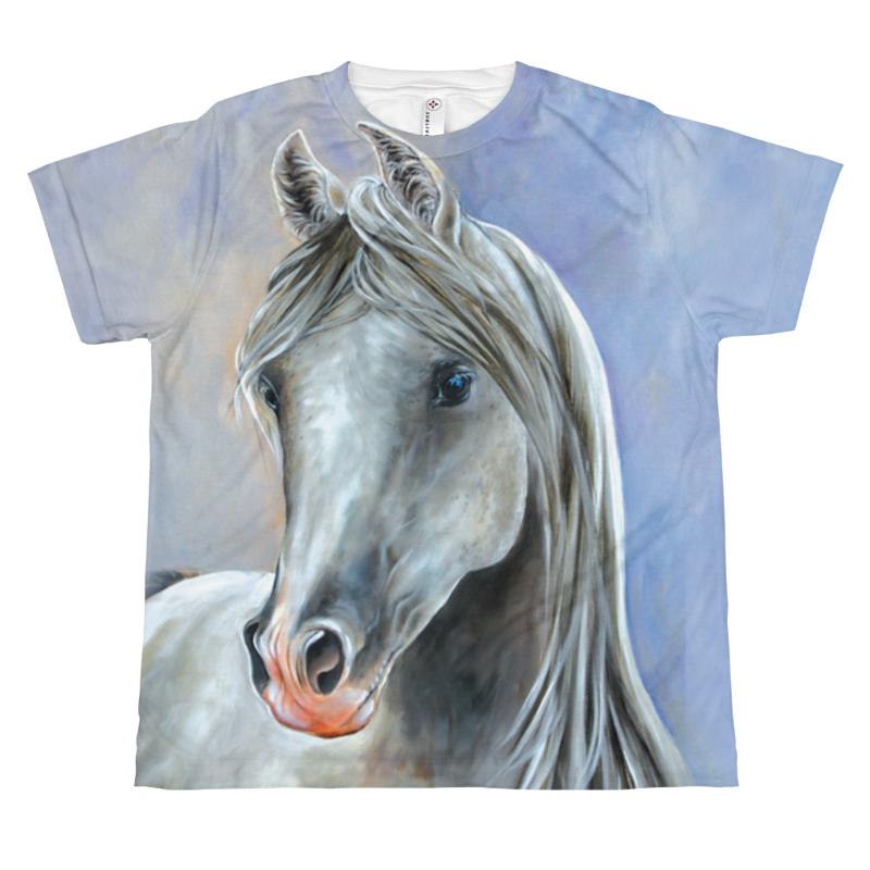 Arabian on Blue Youth T Arabian on Blue Youth T by Debbie Hart