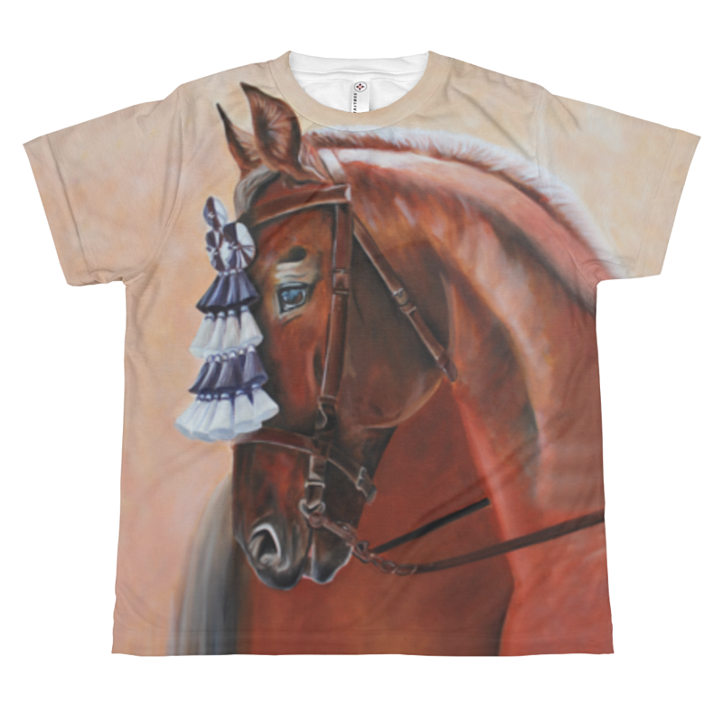 The Red Show Horse Youth T The Red Show Horse Youth T by Debbie Hart