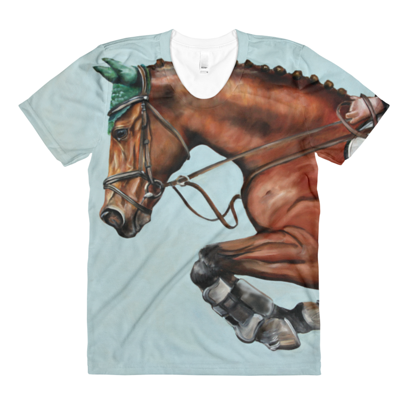 The Jumper Womens T Print The Jumper Womens T by Debbie Hart