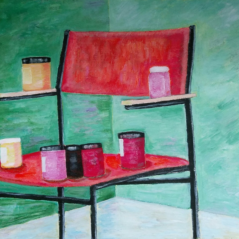 Artists Chair Oil painting Artists Chair by Gwenda Branjerdporn