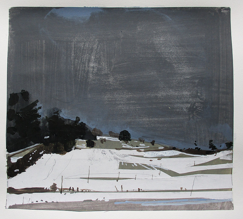 Acrylic painting April Storm by Harry Stooshinoff