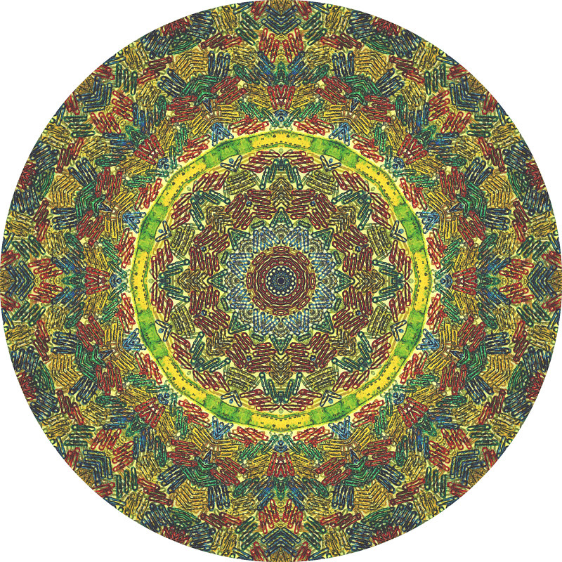 Hovig 17835 Woven Rainbow (1800x1800) Print Hovig 17835 Woven Rainbow (1800x1800) by John Hovig