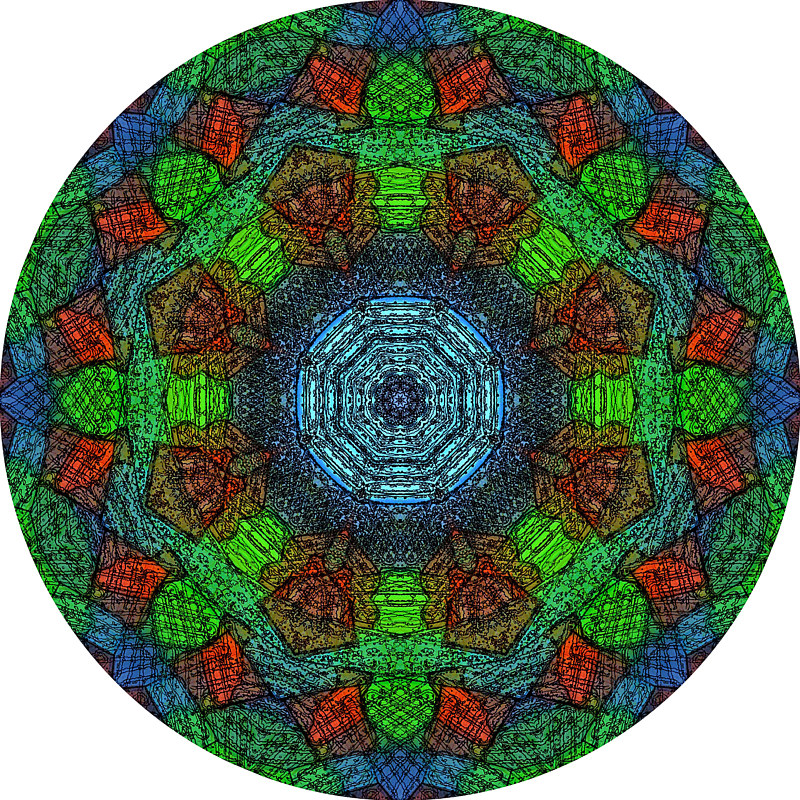 Hovig 17867 Aqua Glimmer (1800x1800) Print Hovig 17867 Aqua Glimmer (1800x1800) by John Hovig
