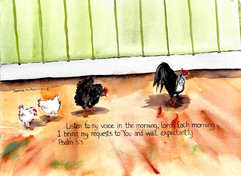 "Barnyard" Print "Barnyard" by Jeanne McMenimen