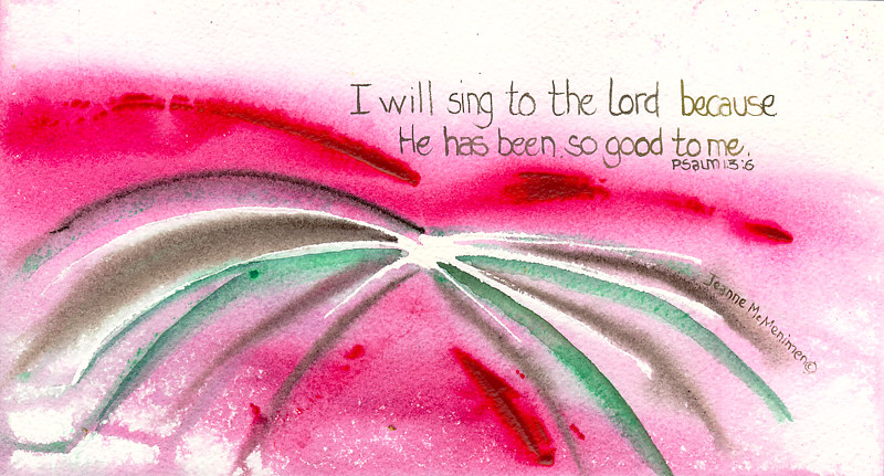 I Will Sing Print I Will Sing by Jeanne McMenimen