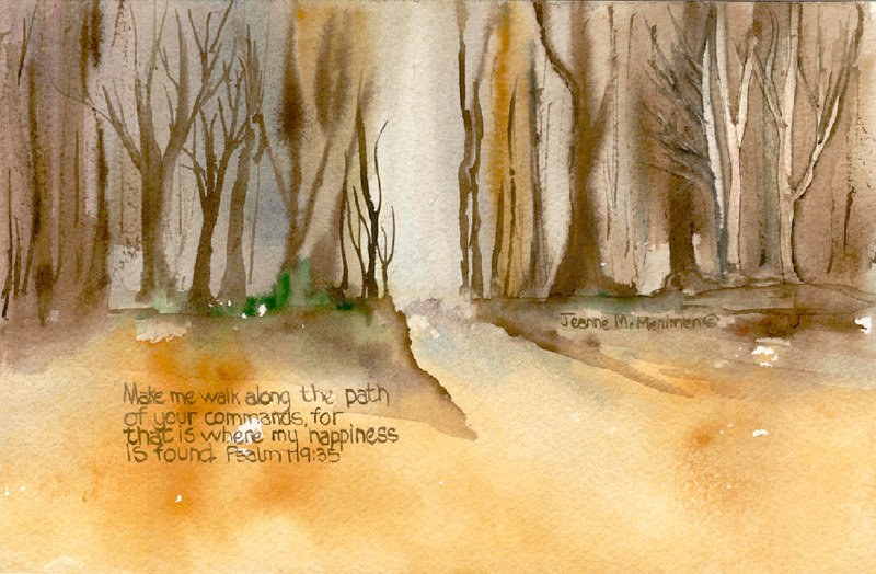 "Make me walk" Print "Make me walk" by Jeanne McMenimen