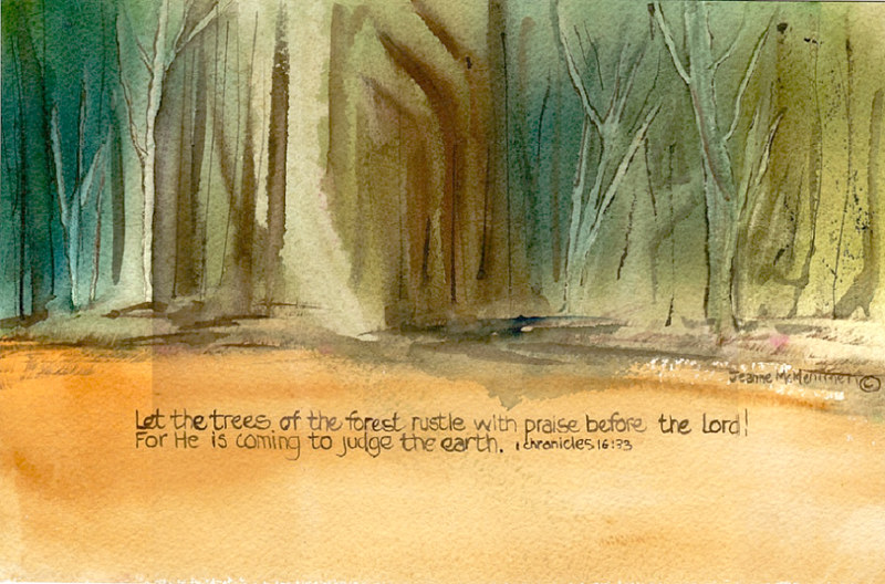 "Let the Trees" Print "Let the Trees" by Jeanne McMenimen