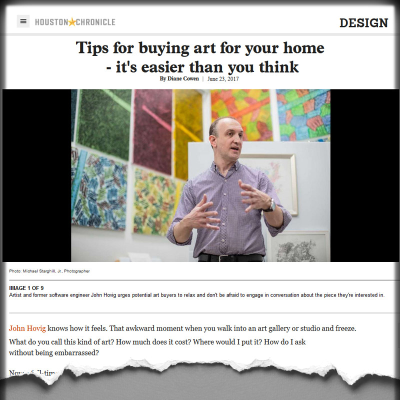 2017-06-23 Houston Chronicle Tips for buying art for your home Drawing 2017-06-23 Houston Chronicle Tips for buying art for your home by John Hovig
