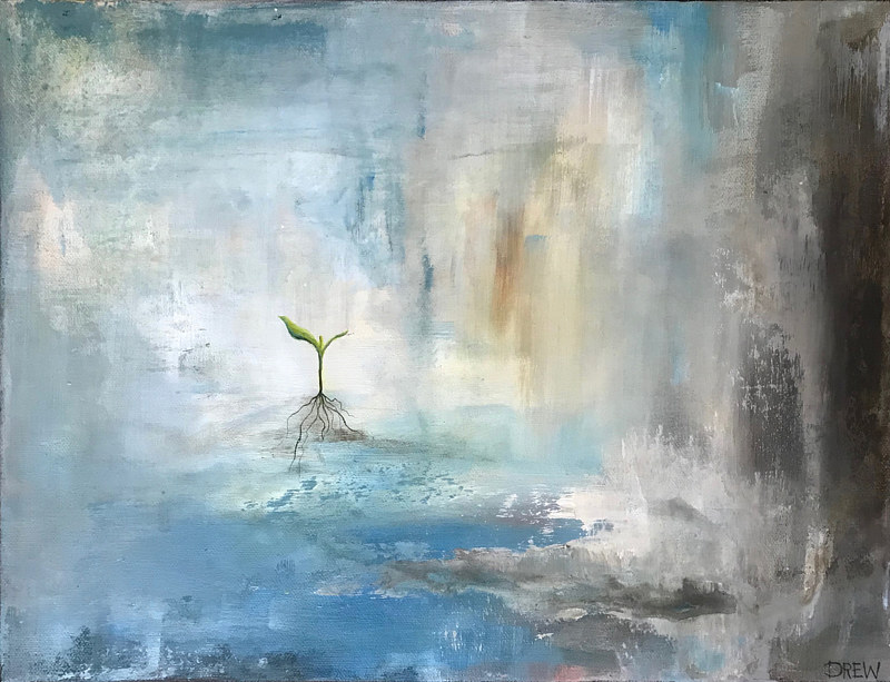 Rise Up Acrylic painting Rise Up by Drew Marin