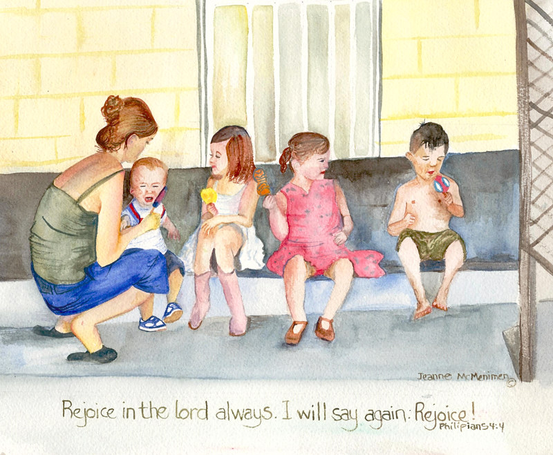 "Rejoice" Print "Rejoice" by Jeanne McMenimen
