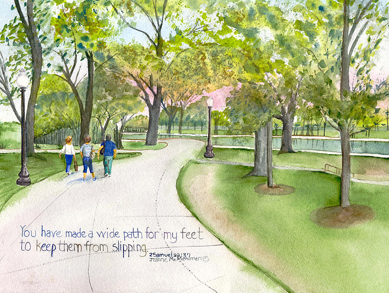 "Wide Path" Print "Wide Path" by Jeanne McMenimen
