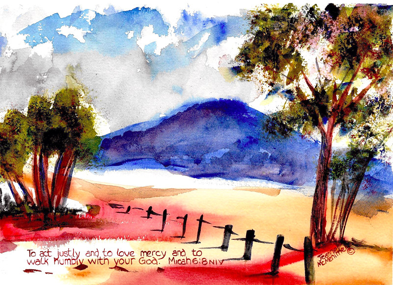 "To Act Justly" Print "To Act Justly" by Jeanne McMenimen