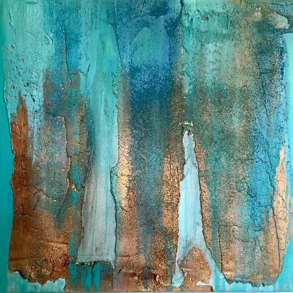 Return to: Sold Art Acrylic painting In Awe by Ginger Thomas