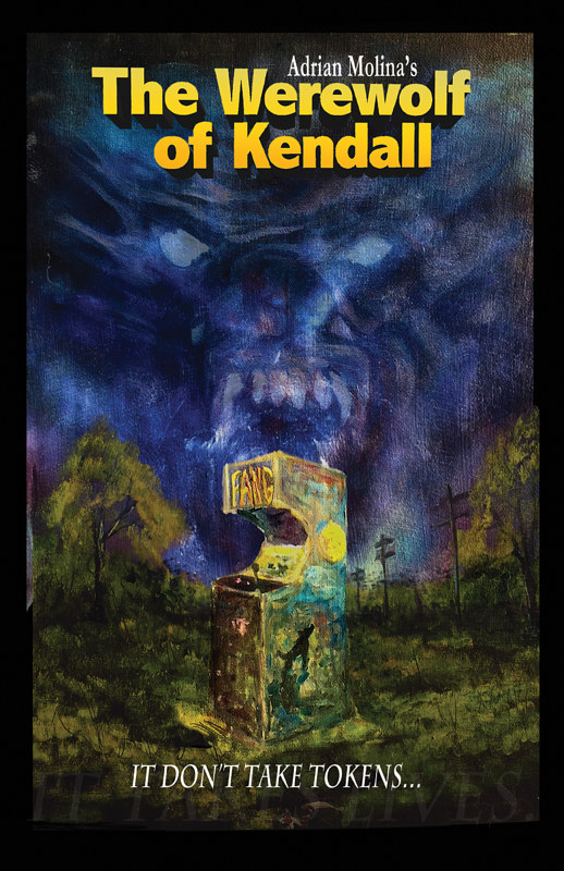 The Werewolf of Kendall (promo poster II) Print The Werewolf of Kendall (promo poster II) by Adrian Molina