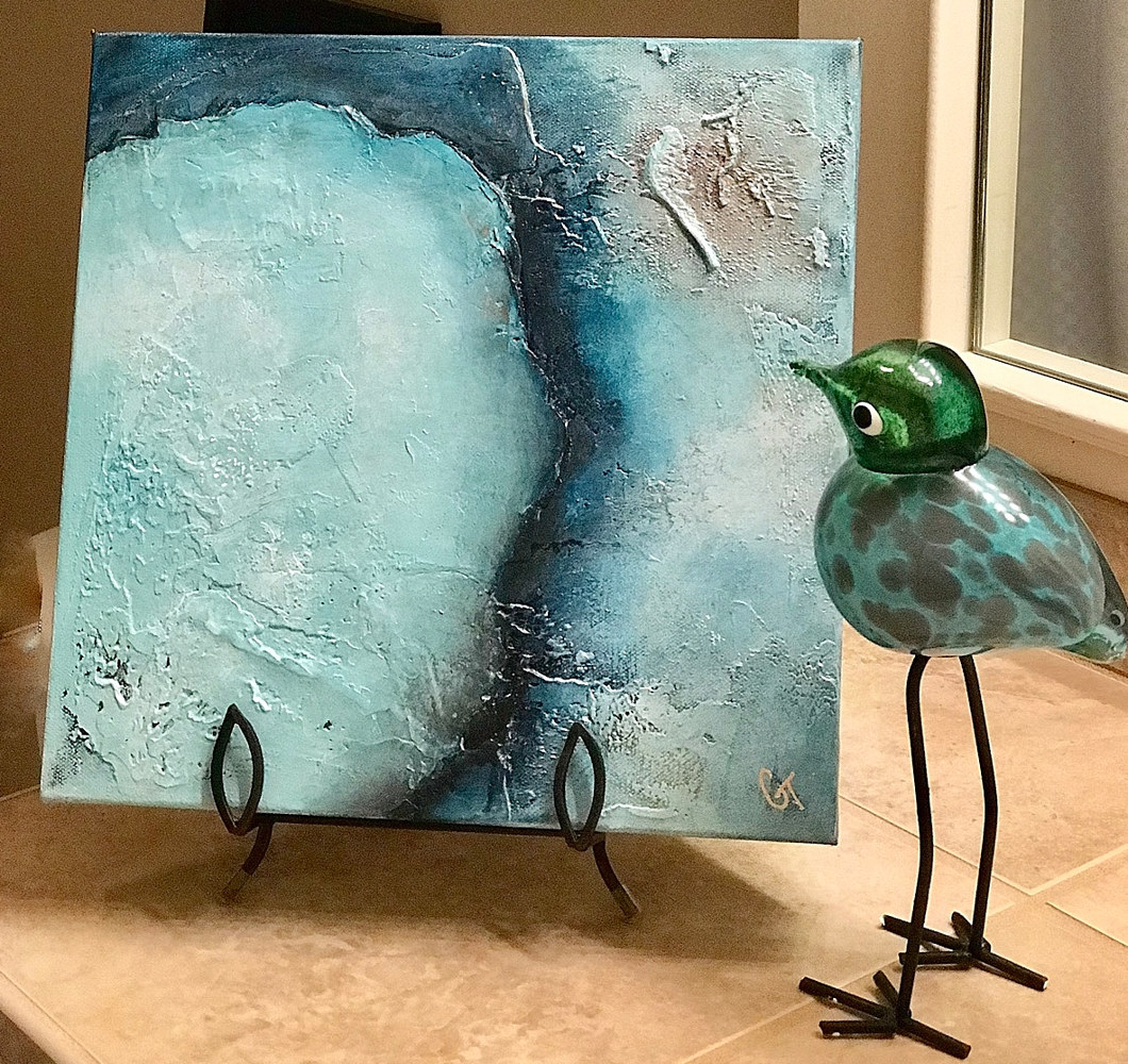 Return to: Shop Now Acrylic painting Cool Like That by Ginger Thomas