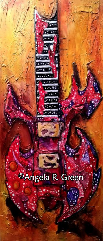 Return to: New Works Acrylic painting Phantom by Angela Green