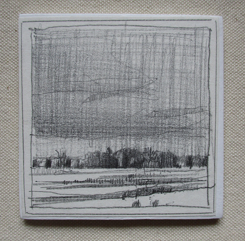 Drizzle, Bobby's Field Drawing Drizzle, Bobby's Field by Harry Stooshinoff