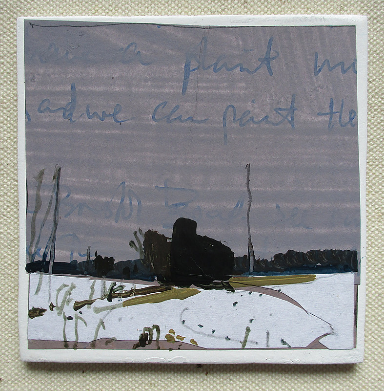 Home Turn, First Snow Acrylic painting Home Turn, First Snow by Harry Stooshinoff