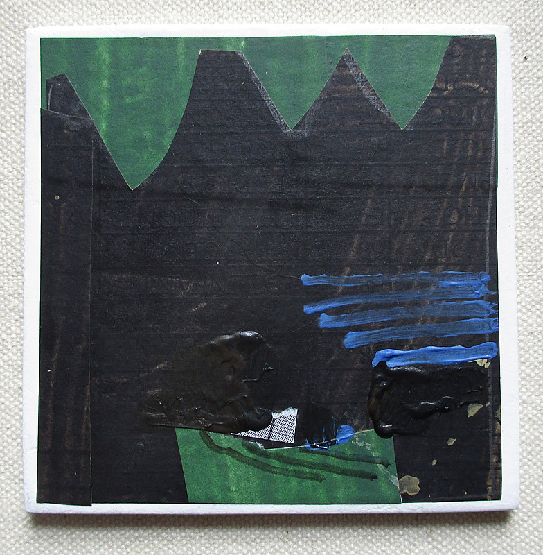 RESERVED FOR ALISON K., Village Night Acrylic painting RESERVED FOR ALISON K., Village Night by Harry Stooshinoff