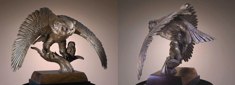"The Protecting Wing" Sculpture "The Protecting Wing" by Mark Madsen