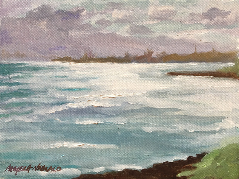 From Paukukalo Oil painting From Paukukalo by Pamela Neswald