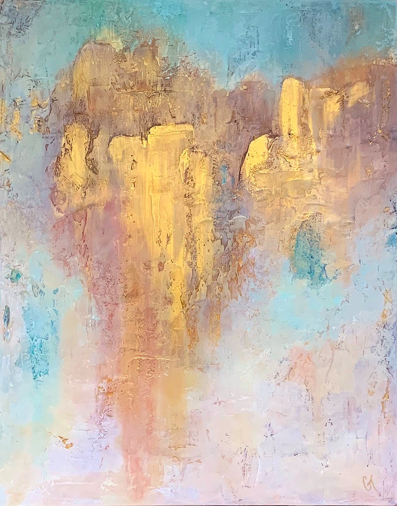 Return to: Sold Art Acrylic painting Fields of Gold by Ginger Thomas