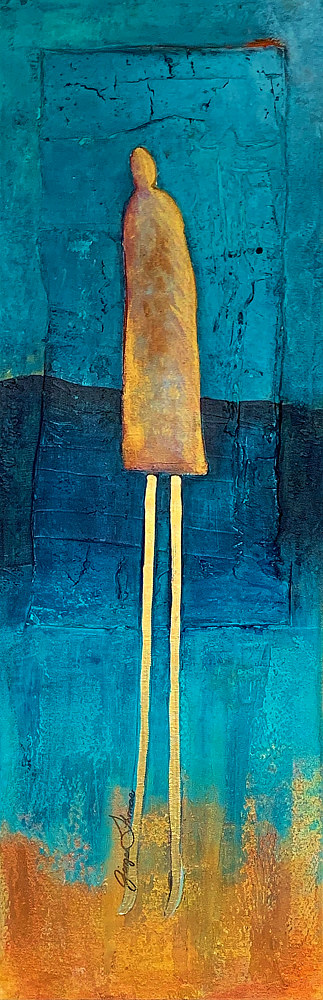Return to: Shop Now Acrylic painting Solitary Man by Ginger Thomas