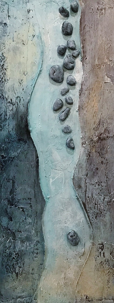 Return to: Sold Art Acrylic painting On The Rocks by Ginger Thomas