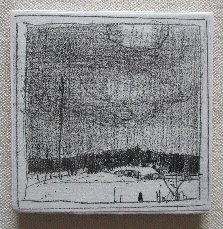 Coyote Hill Drawing Coyote Hill by Harry Stooshinoff