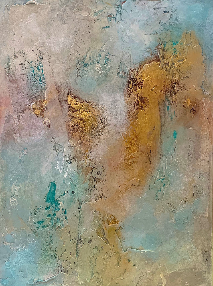 Return to: Sold Art Acrylic painting Gold Crush I by Ginger Thomas