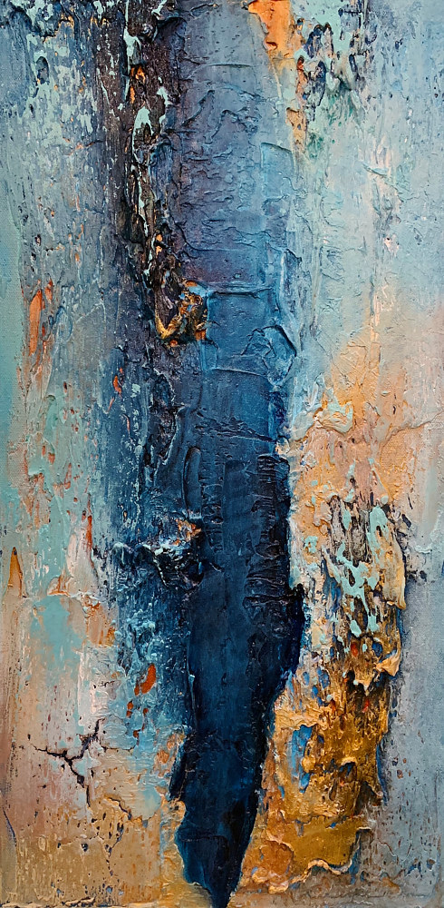 Return to: Sold Art Acrylic painting River Runs Deep by Ginger Thomas