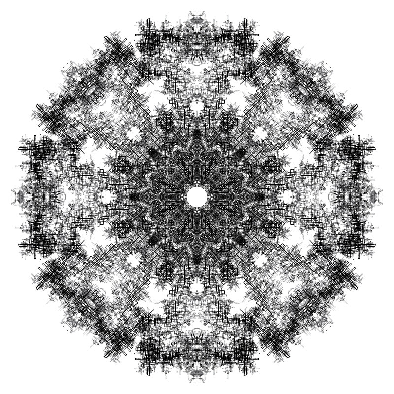 Hovig 18440 Mandala from Craft (1800x1800) Print Hovig 18440 Mandala from Craft (1800x1800) by John Hovig