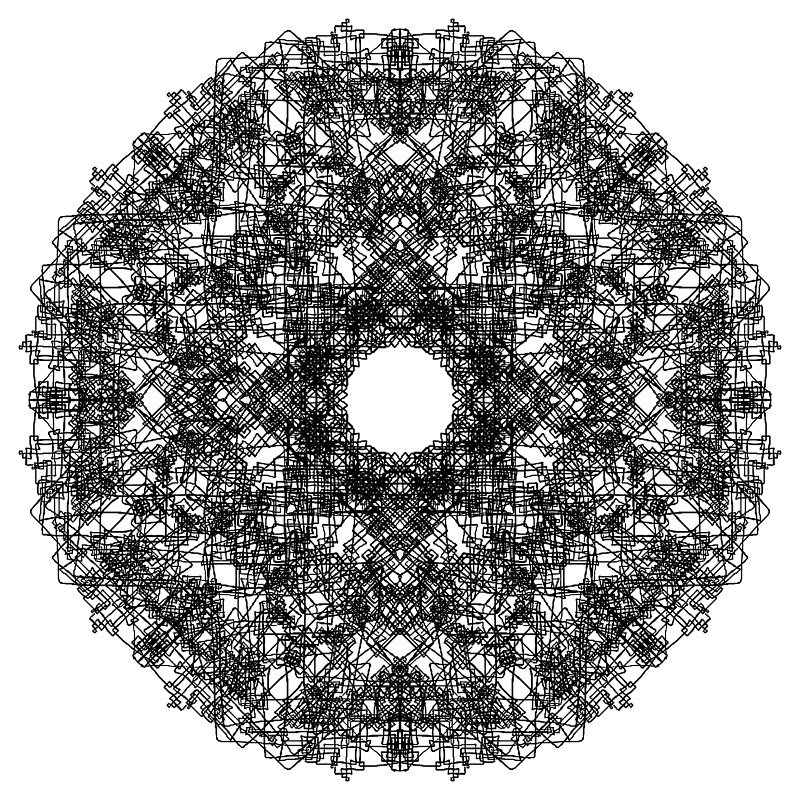 Hovig 18439 Mandala from Render (1800x1800) Print Hovig 18439 Mandala from Render (1800x1800) by John Hovig
