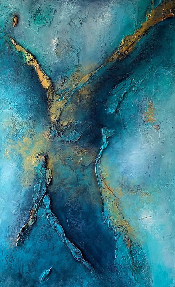 Return to: Sold Art Acrylic painting Living Waters by Ginger Thomas