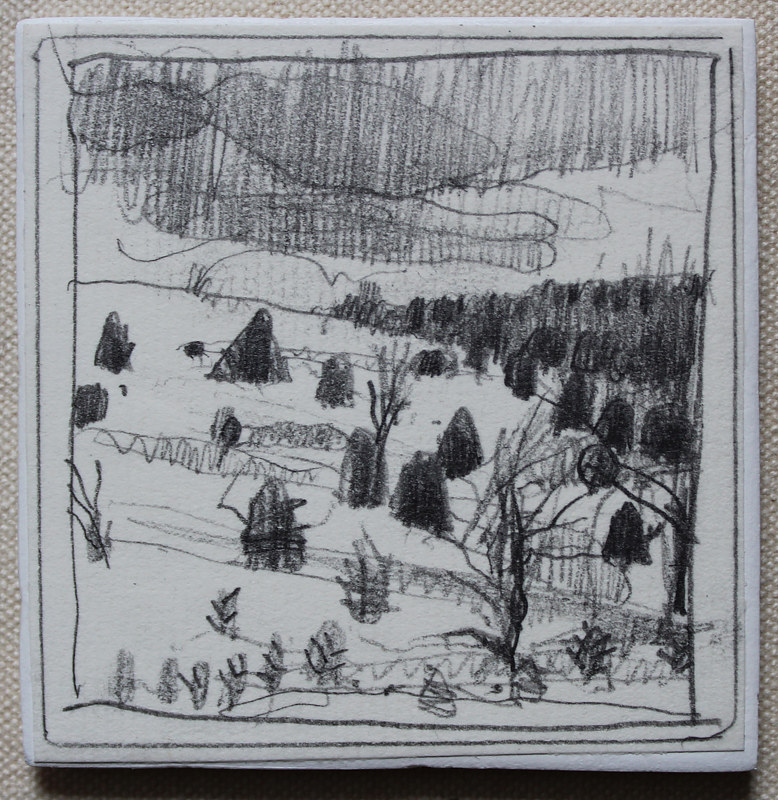 Little Tree Hill Drawing Little Tree Hill by Harry Stooshinoff