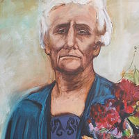 Mrs. Pike with wedding flowers //images.artistrunwebsite.com/gallery/img_280611362195020_large.jpg?1428450754