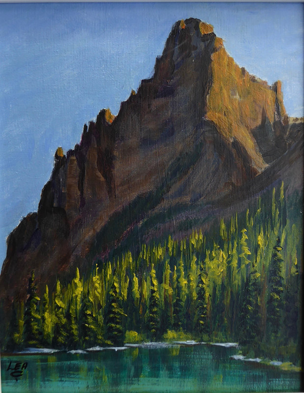 Wiwaxy Morning, Lk.O'Hara Painting Wiwaxy Morning, Lk.O'Hara by Cecilia Lea