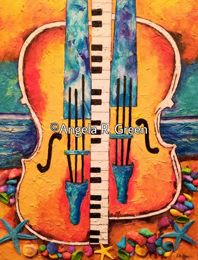 Return to: New Works Painting Jazz by the Beach: Serenity by Angela Green