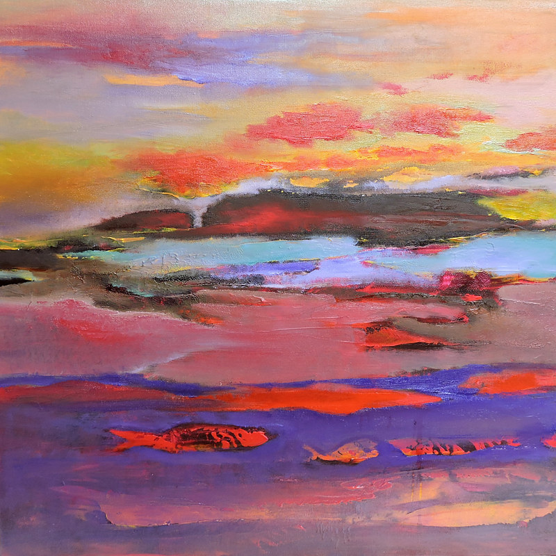 Salty Water Oil painting Salty Water by Svetlana Barker