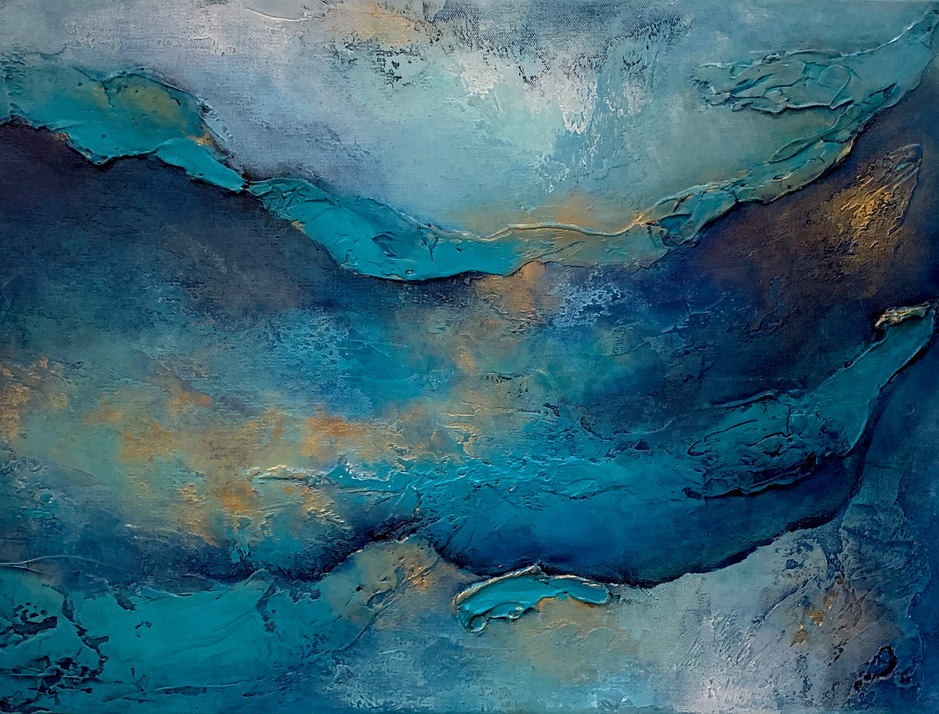 Return to: Sold Art Acrylic painting Parting Waters by Ginger Thomas